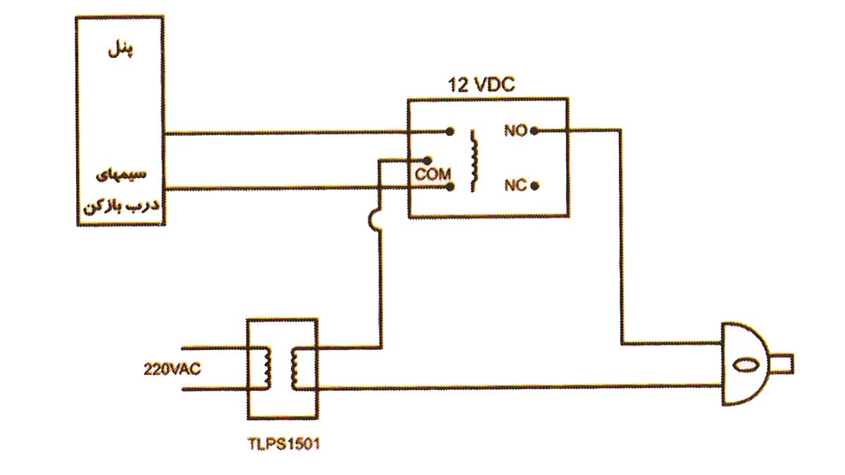 دیتا شیت رله درب باز کن 