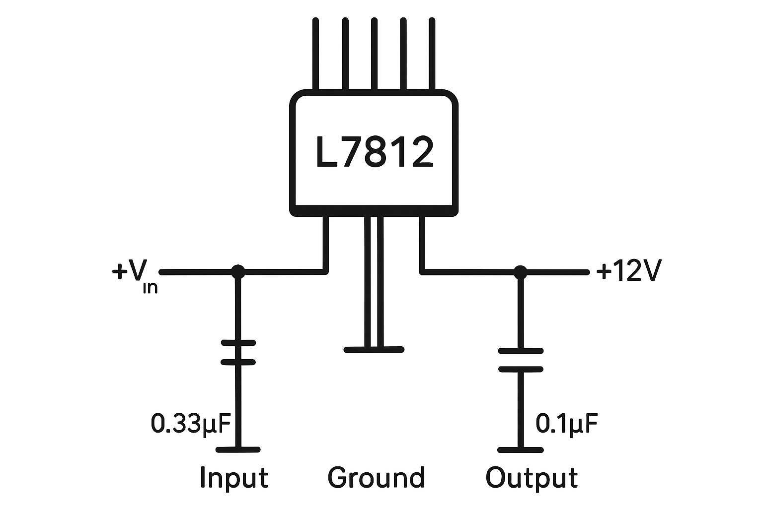 دیتا شیت رگولاتور L7812 | L7812 regulator datasheet