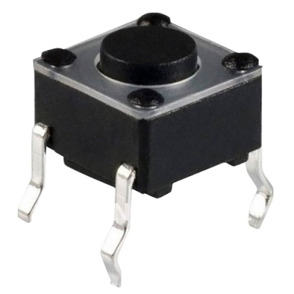 تک سوئیچ چهار پایه کوتاه(محصول در پک 50 عددی می باشد) | Single short four-pin switch (product comes in a pack of 50)