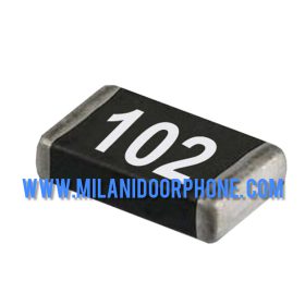 مقاومت 1 کیلو اهم 0805 SMD (محصول در پک ۱۰۰ عددی می باشد )