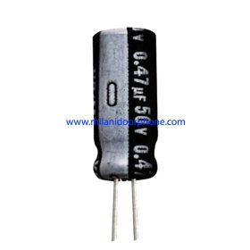 خازن 0.47میکروفاراد 50 ولت (محصول در پک 50عددی می باشد)