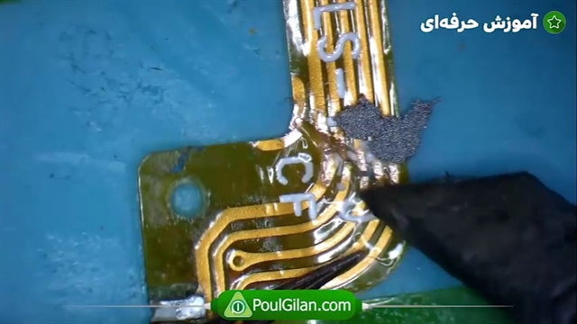 فلت پاره شده ال سی دی |LCD torn flat