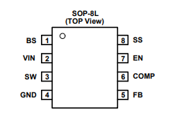 پایه های آی سی lsp5526 | IC pins lsp5526 