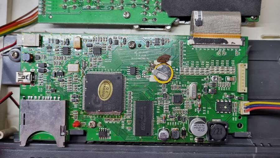 نمونه برد ال سی دی 7 اینچ 60 پین | 7 inch 60 pin LCD board sample